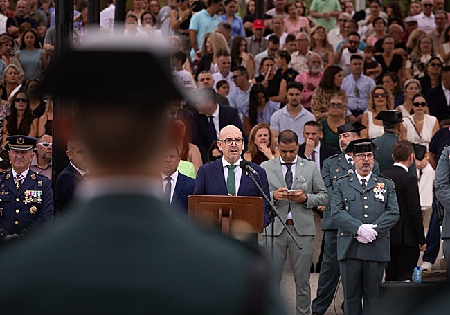 Gallardo, durante su intervención.