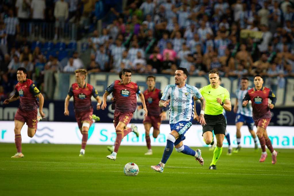 Las mejores imágenes del Málaga-Deportivo