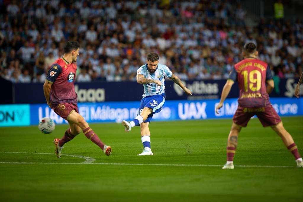 Las mejores imágenes del Málaga-Deportivo