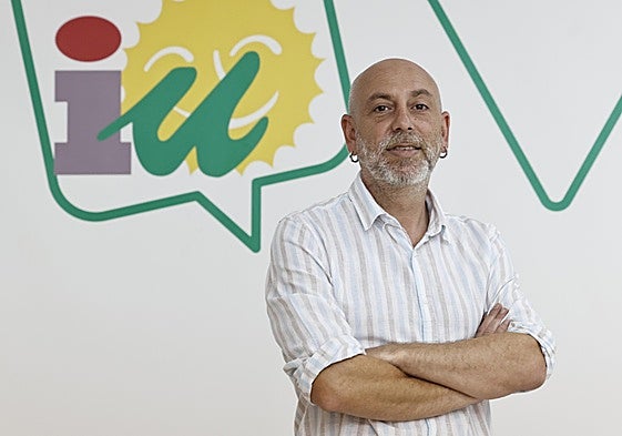 Alba, en la sala de prensa de la sede provincial de Málaga, donde reside.