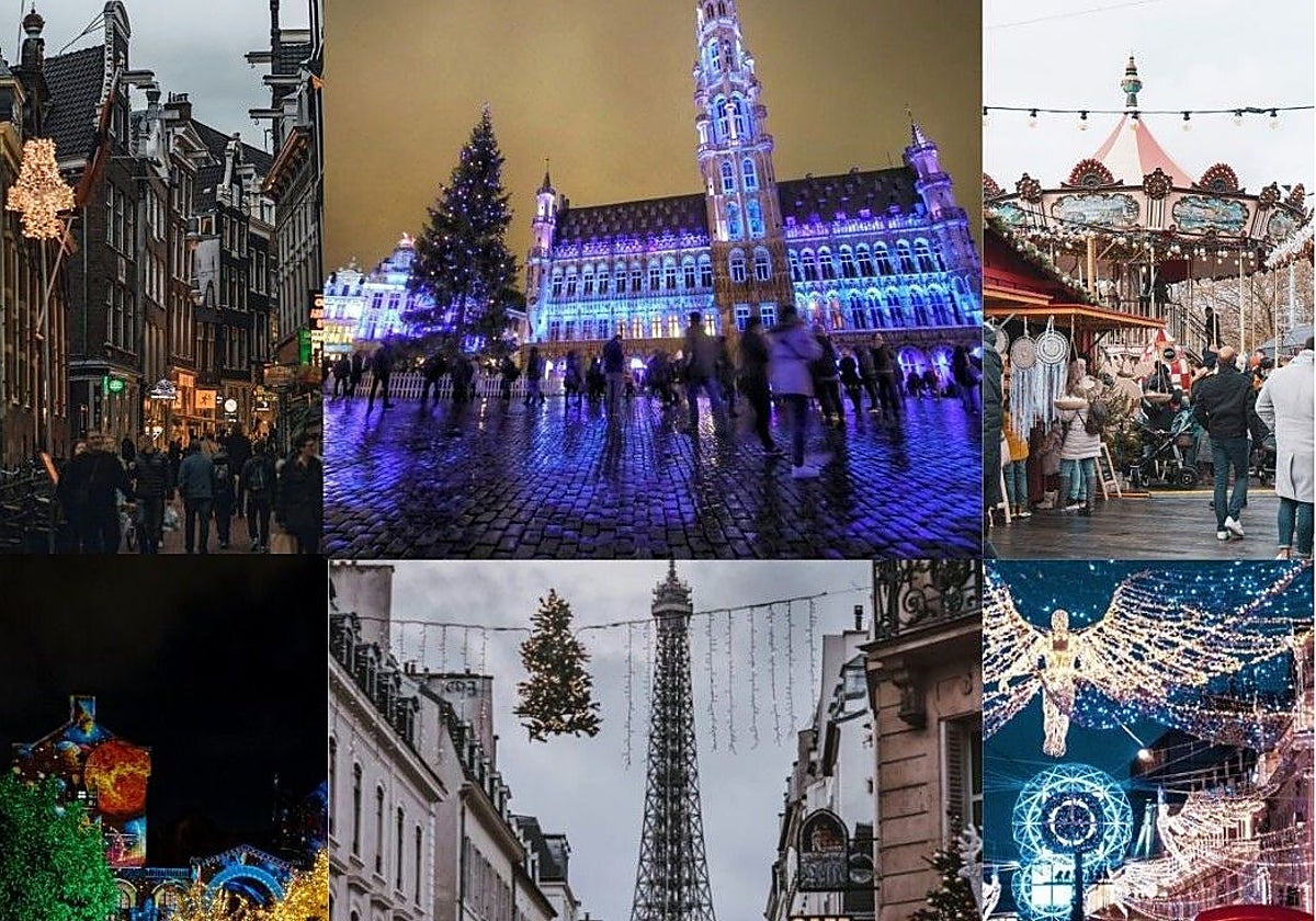 Póster de la campaña con algunos de los principales mercadillos de Navidad.