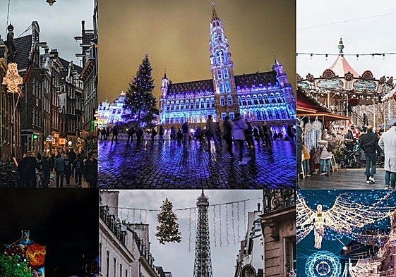 Póster de la campaña con algunos de los principales mercadillos de Navidad.