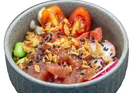 Una de las tapas a concurso en la 17 Ruta de la Tapa de Pizarra.