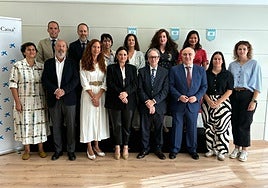 Participantes en el acto de renovación del acuerdo.