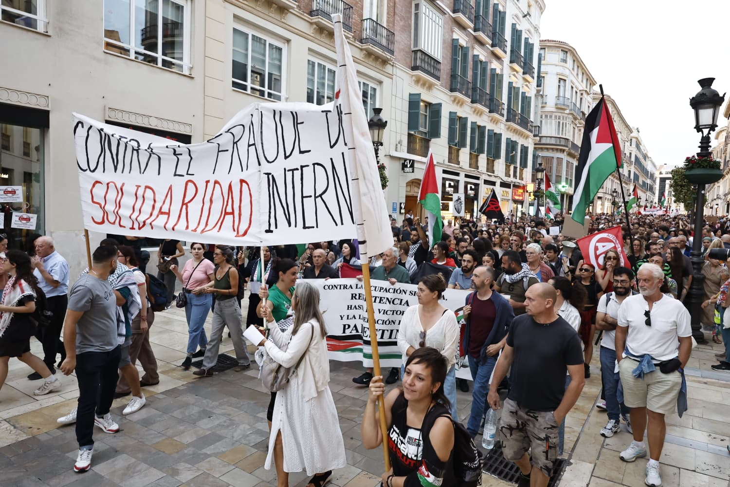 Manifestación por Palestina en Málaga