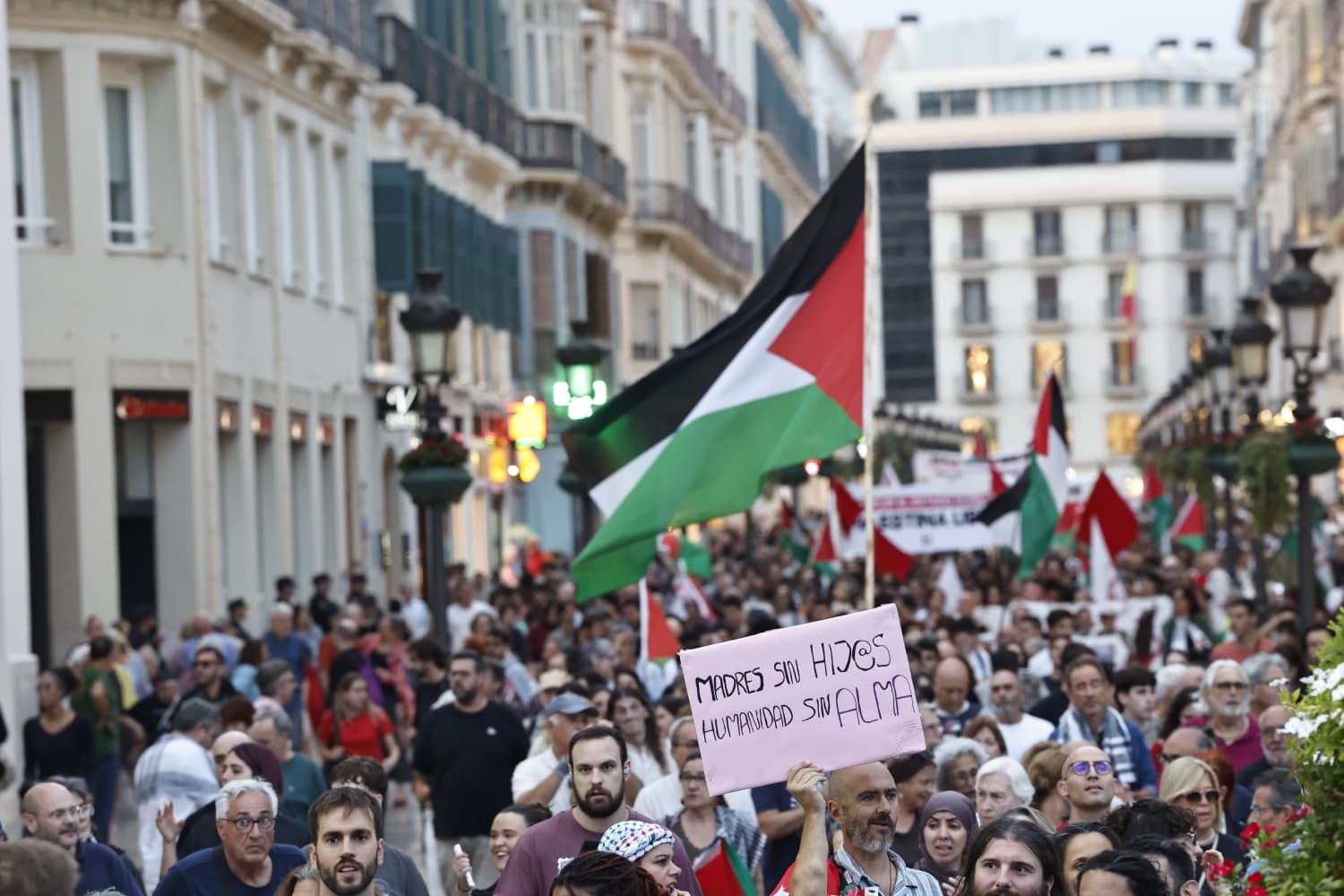 Manifestación por Palestina en Málaga