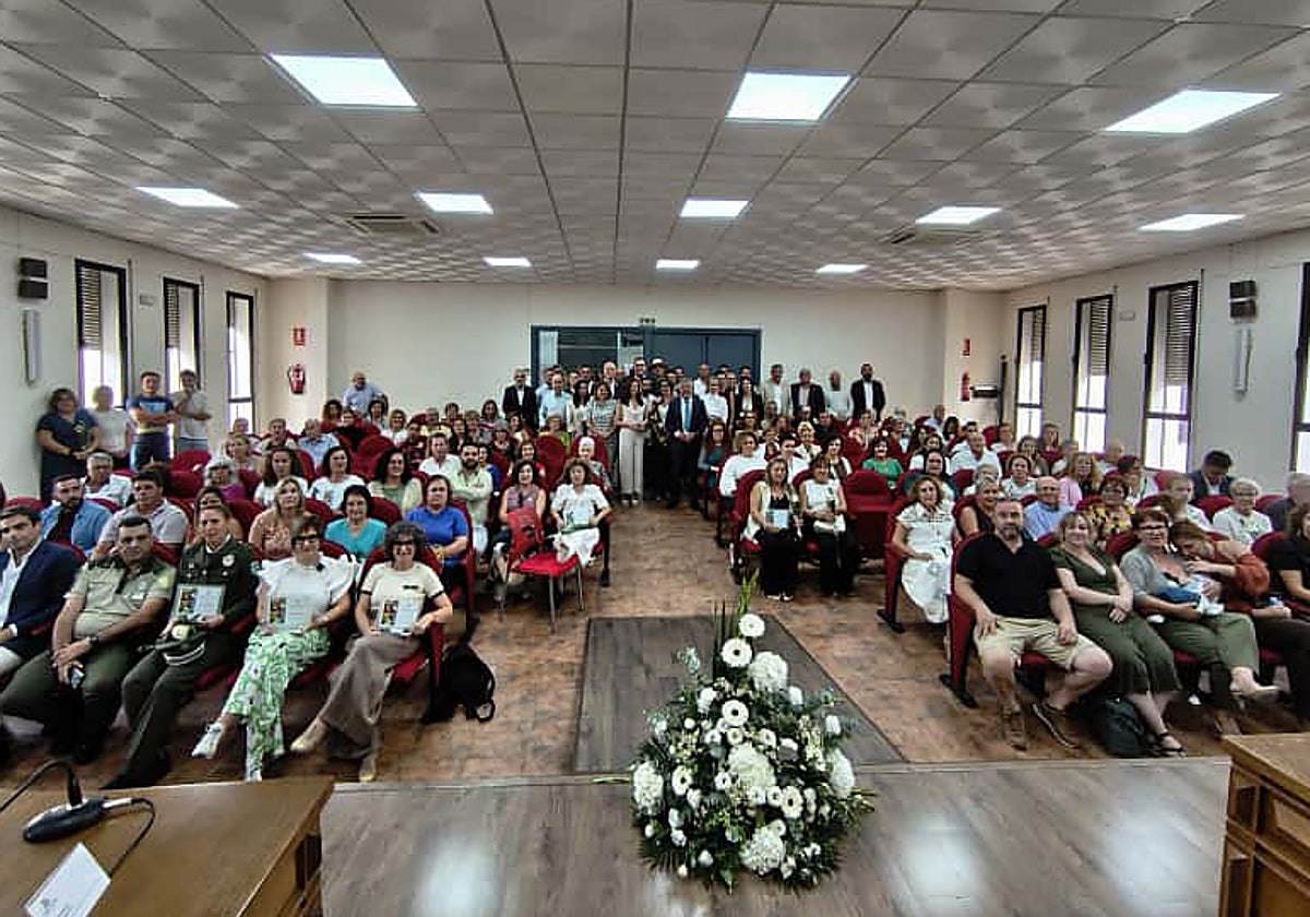 Las mujeres reconocidas este miércoles en la Mancomunidad de la Axarquía.