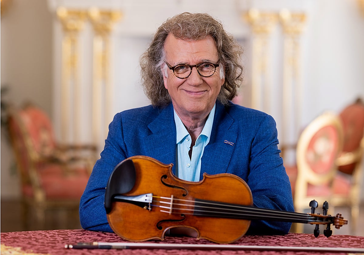 André Rieu, con su histórico violín.