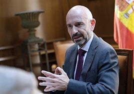 Una imagen de archivo de Javier Salas, subdelegado del Gobierno.