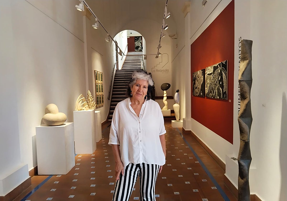 Esperanza Romero en el Ateneo de Málaga.