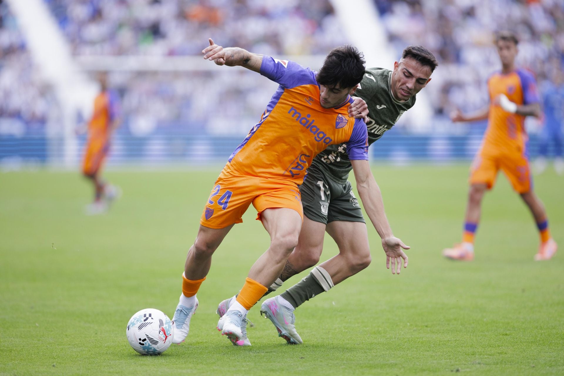 Las mejores fotos del Leganés-Málaga