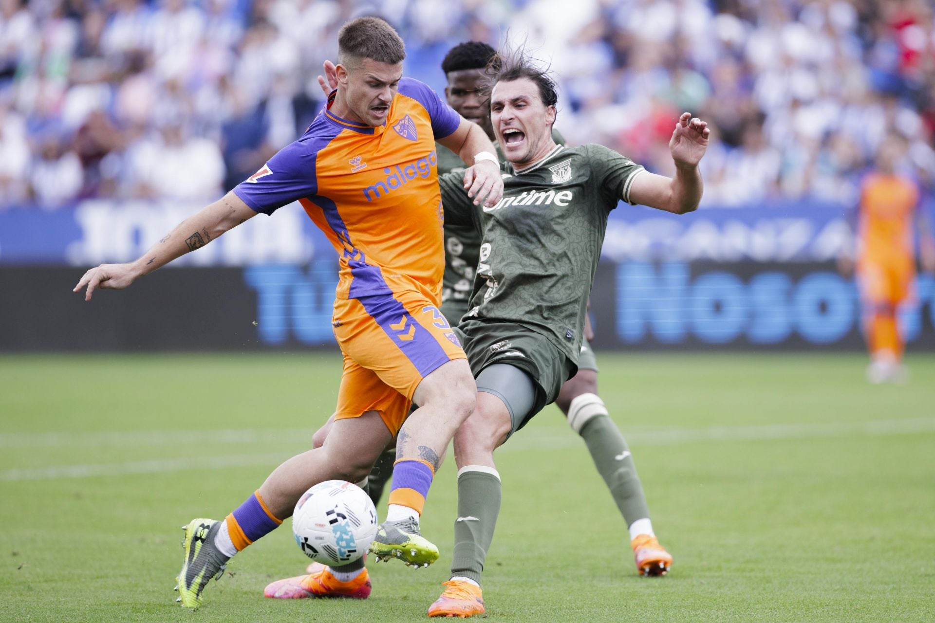 Las mejores fotos del Leganés-Málaga