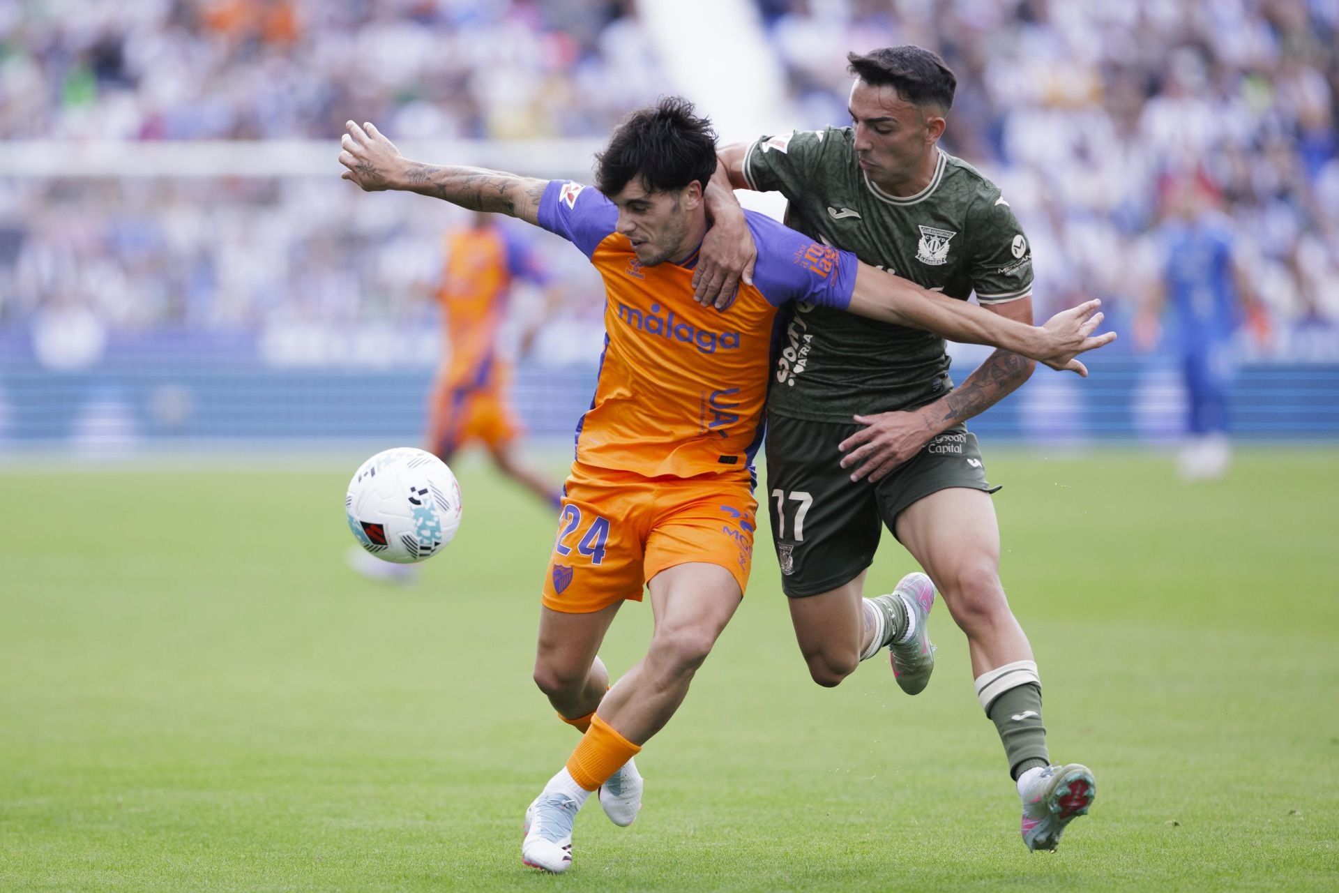 Las mejores fotos del Leganés-Málaga