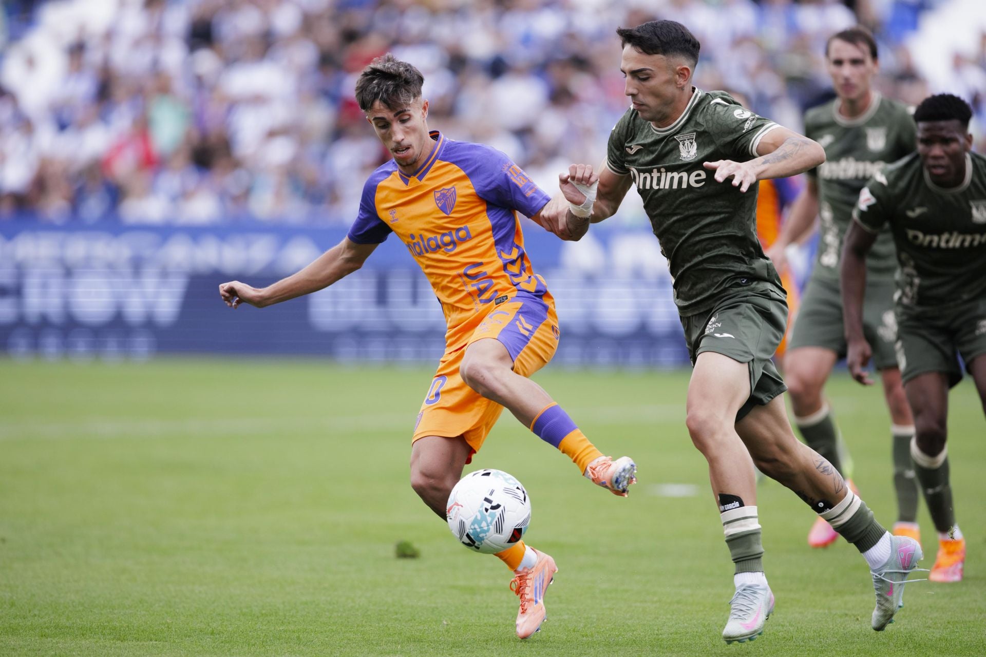 Las mejores fotos del Leganés-Málaga