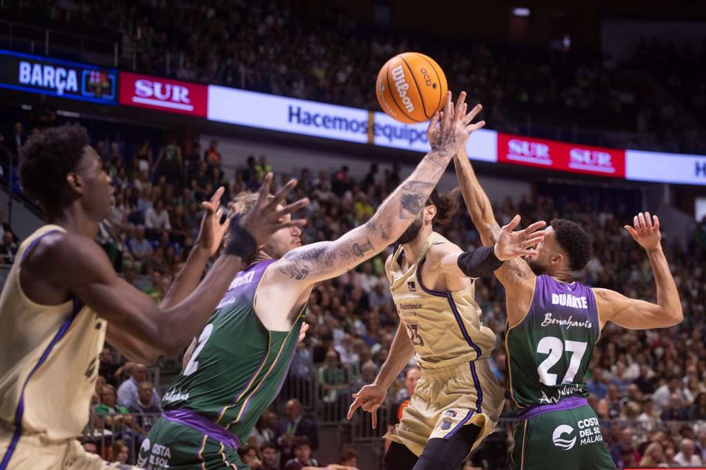 Las mejores imágenes del Unicaja-Barcelona