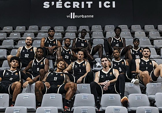 La plantilla del Asvel para esta temporada.