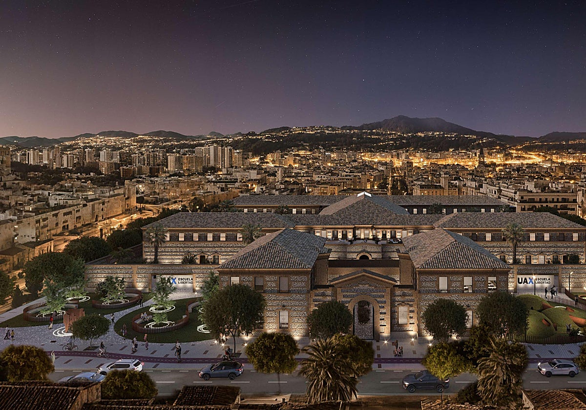 Recreación del proyecto de la Universidad Alfonso X El Sabio para la antigua cárcel.