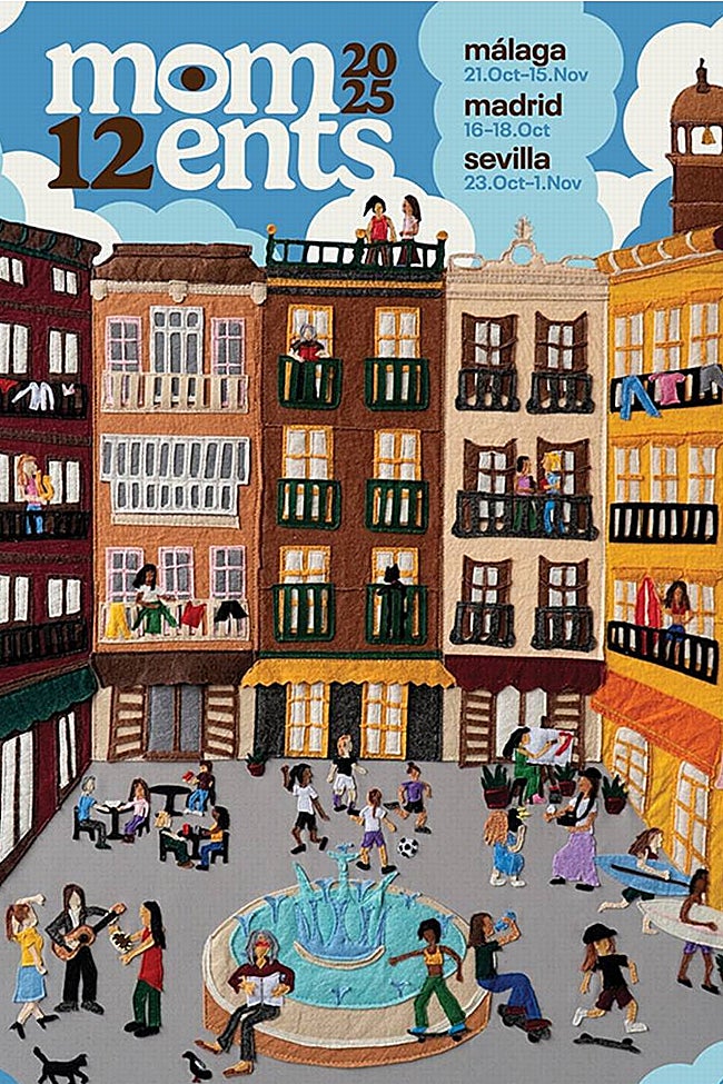 Cartel creado por la artista Pilar Pagán O'Connor, que celebra este festival con espíritu de calle.