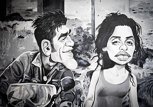 Javier Bardem y Penélope Cruz, en 'Jamón, jamón'.