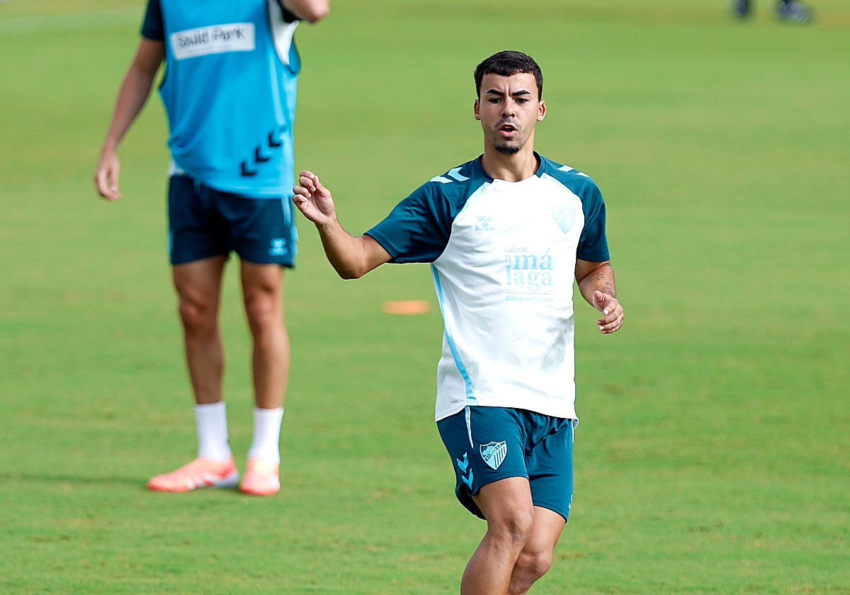 Rafita, en un entrenamiento reciente.