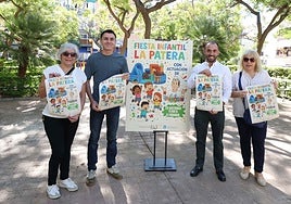 El concejal de Participación Ciudadana, Enrique Rodríguez, el artista 'Mimosín' y representantes vecinales han presentado la fiesta infantil.