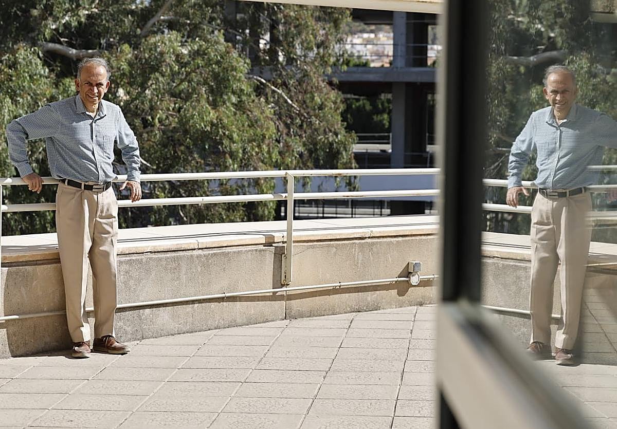 Prashant Kakoday, esta semana, en la terraza de SUR.