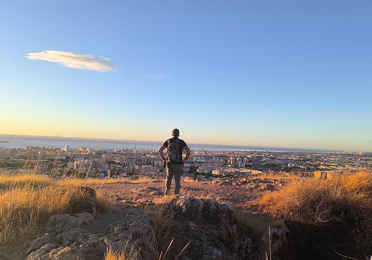 Vista panorámica con las primeras horas del día desde monte Tortuga.