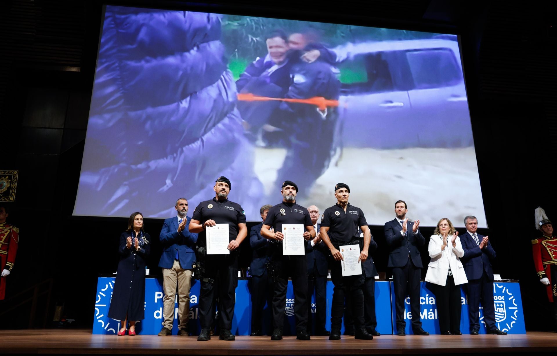 La Policía Local de Málaga celebra los actos del día de su patrón