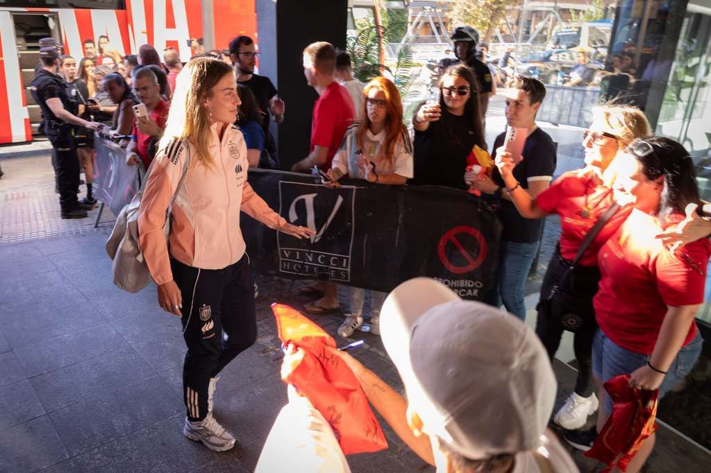 Las fotos de la selección española femenina de fútbol en Málaga