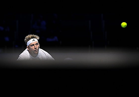 Alejandro Davidovich, en su duelo de este