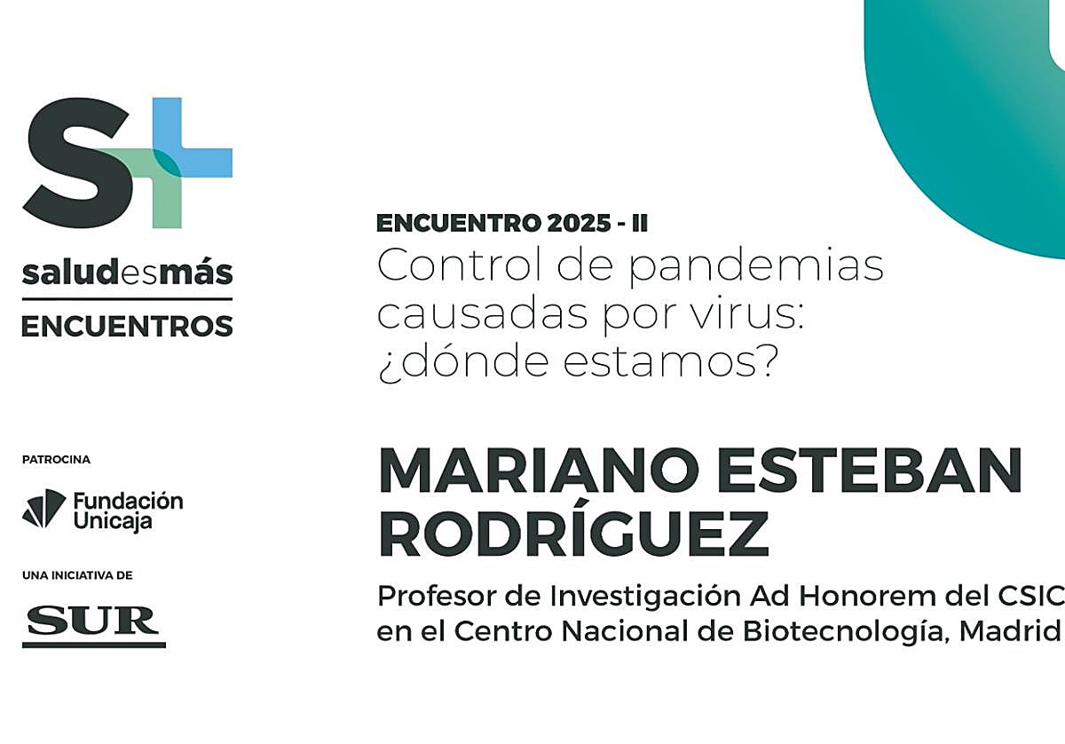 El virólogo Mariano Esteban Rodríguez protagoniza hoy el Encuentro Salud es Más