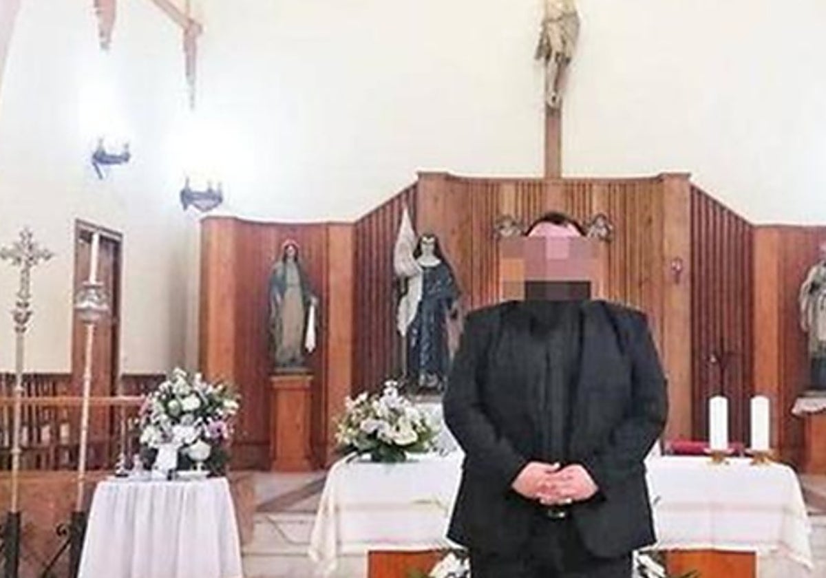 Imagen del padre Fran cuando ejercía el sacerdocio.
