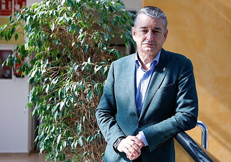 Antonio Sanz, este viernes en la sede de la Consejería de Sanidad.