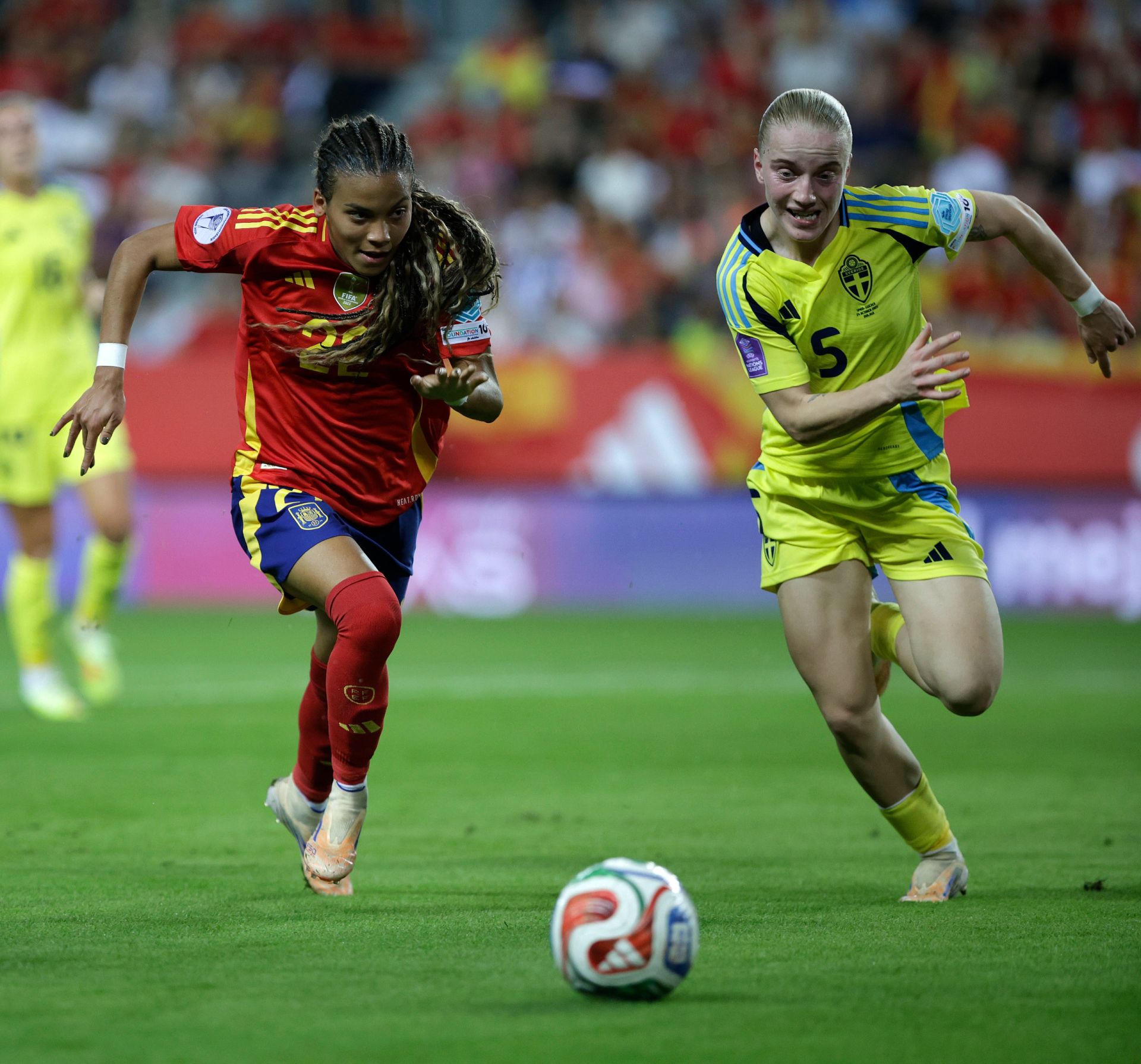 El España-Suecia jugado en Málaga, en imágenes