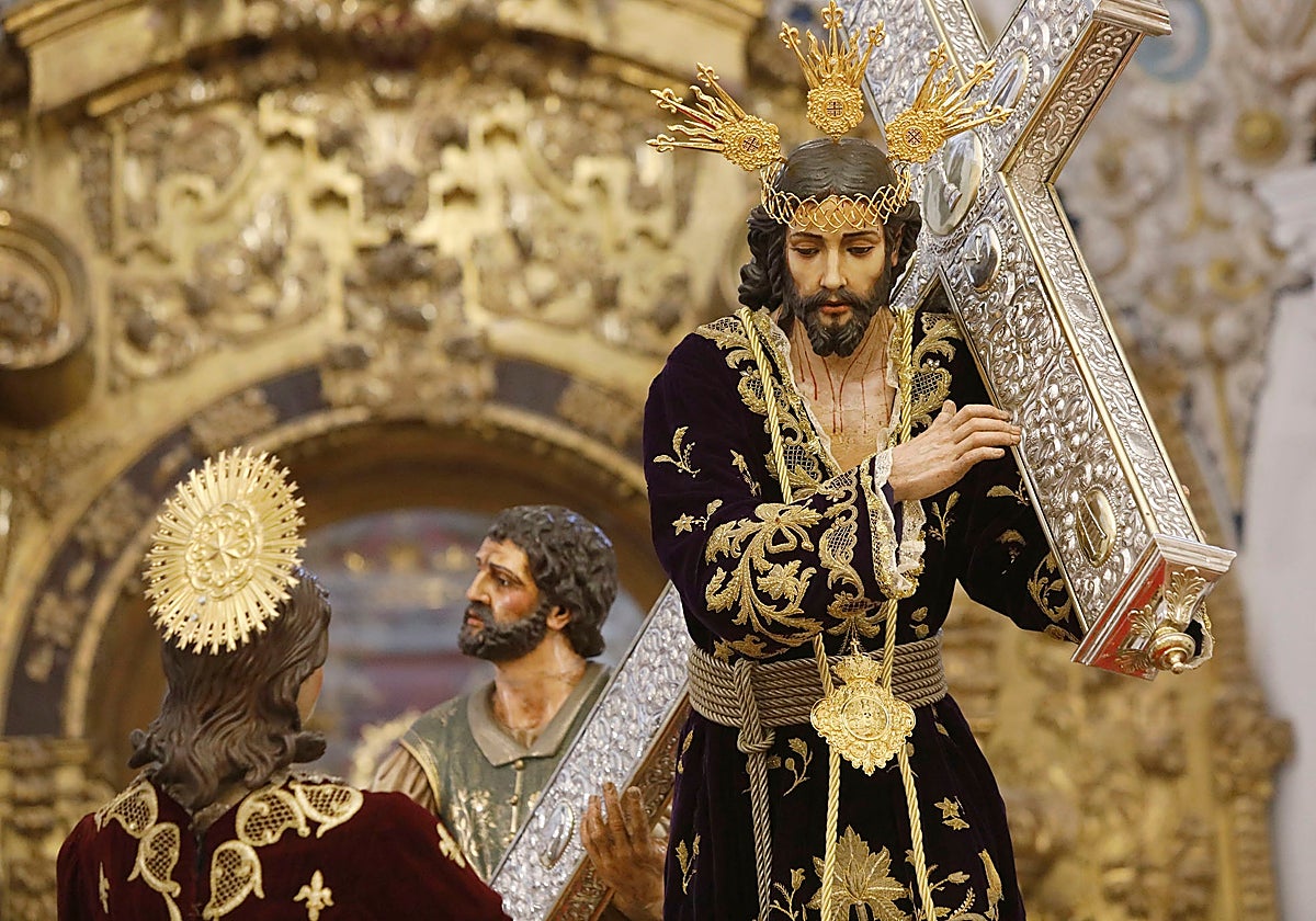 Así está preparado el Nazareno para salir en procesión extraordinaria