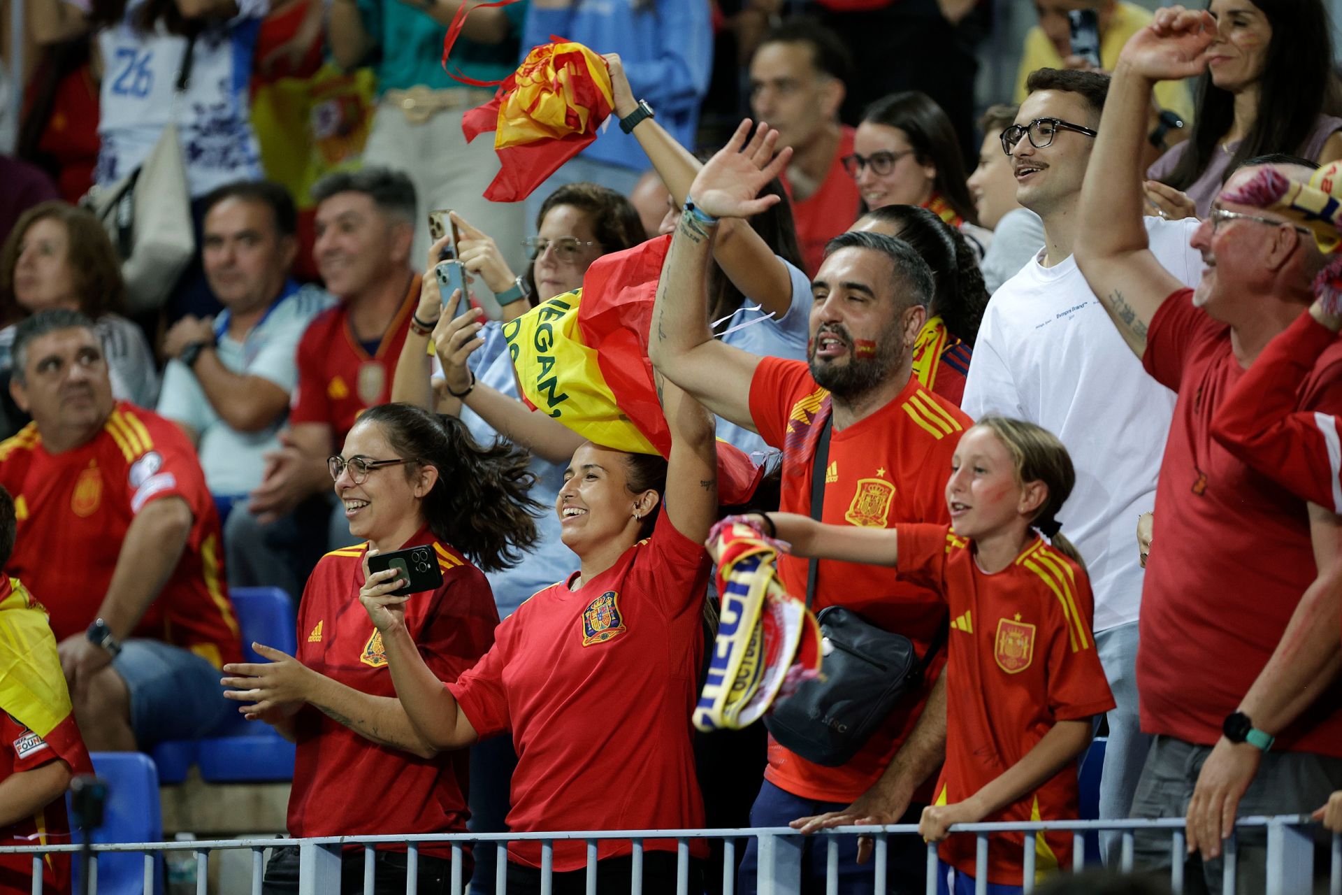 El España-Suecia jugado en Málaga, en imágenes
