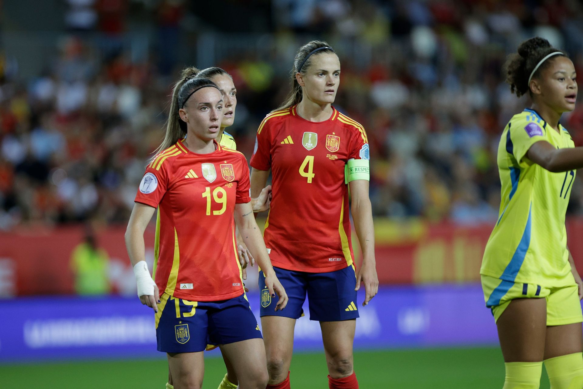 El España-Suecia jugado en Málaga, en imágenes