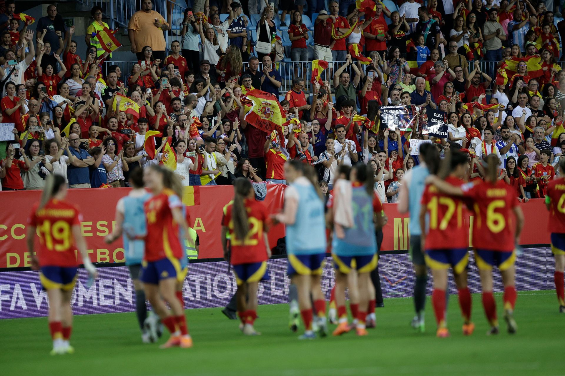 El España-Suecia jugado en Málaga, en imágenes