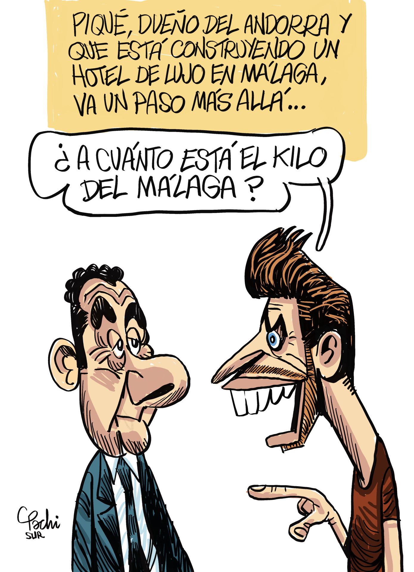 La actualidad deportiva del mes de octubre, en las viñetas de Pachi