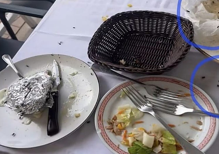 Una de las terrazas en el Sexmo durante la semana pasada.