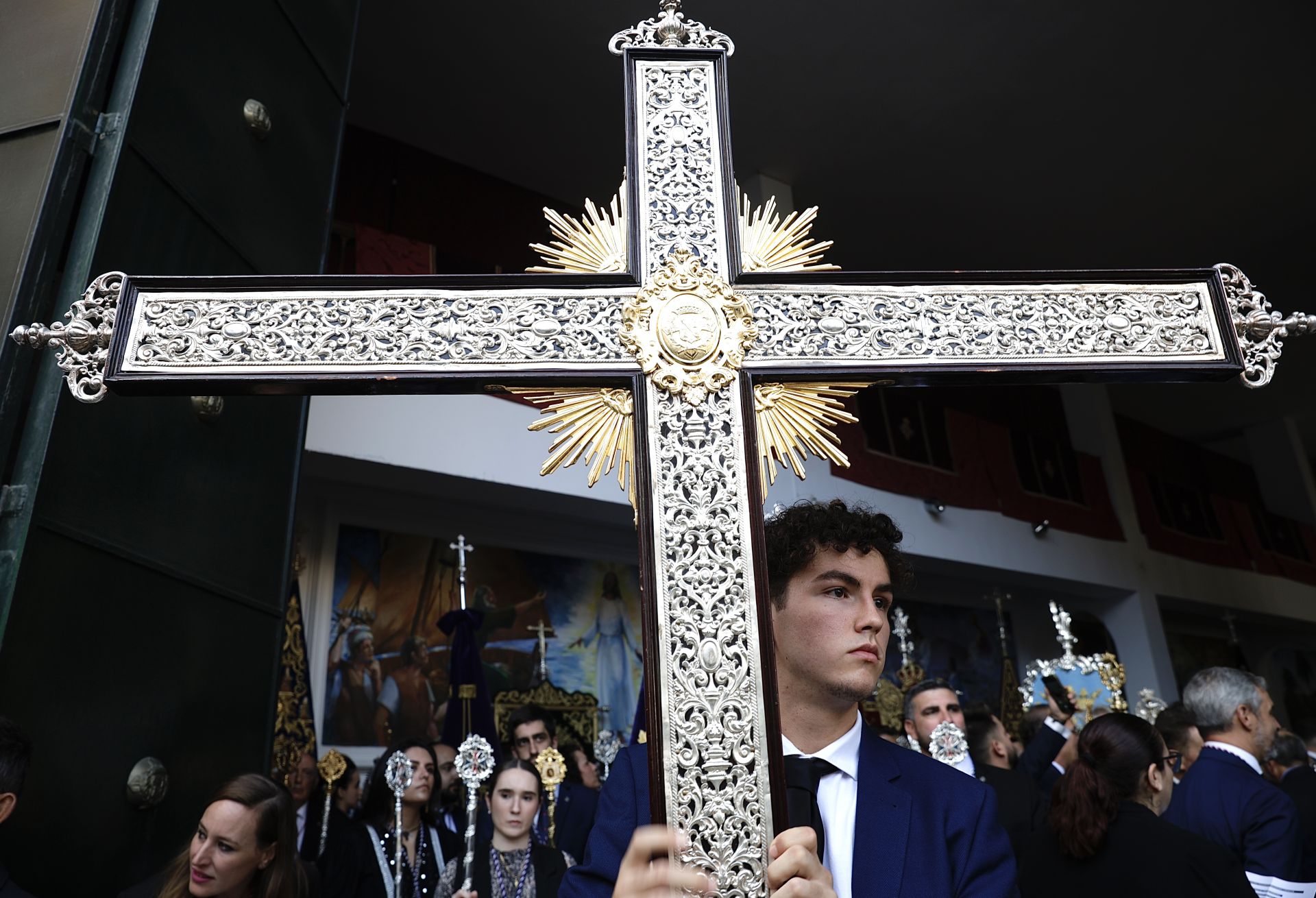 La procesión extraordinaria de la Virgen de la Trinidad, en imágenes