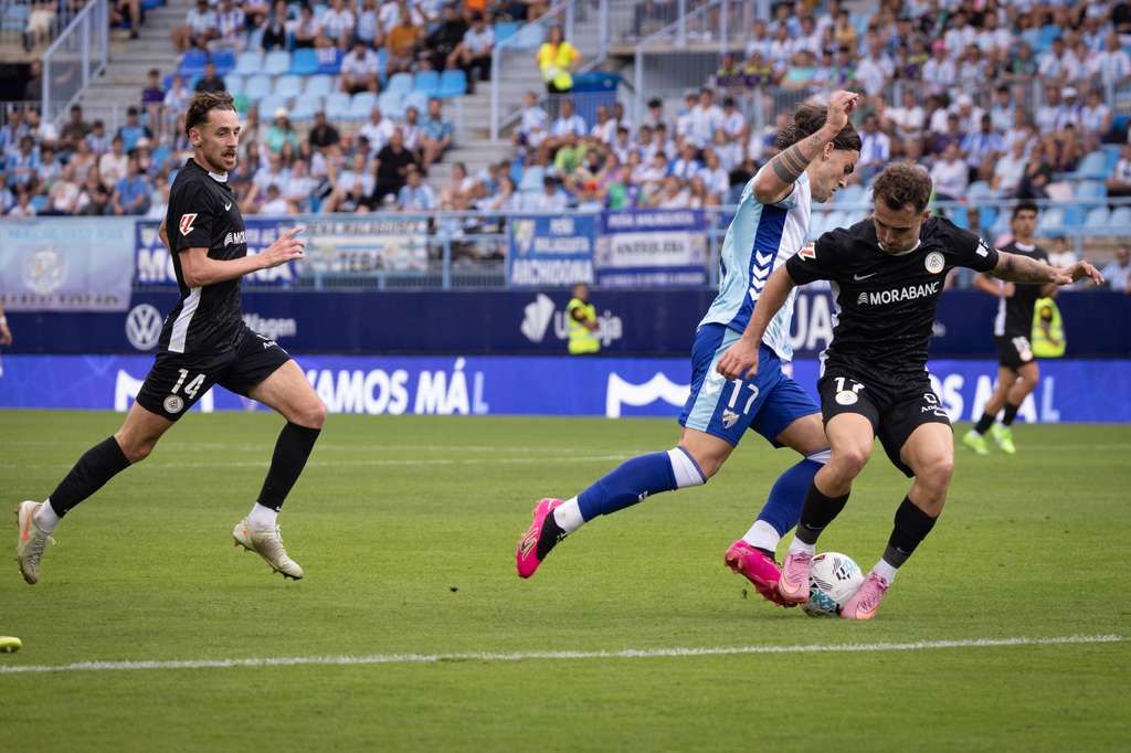 El Málaga-Andorra, en imágenes