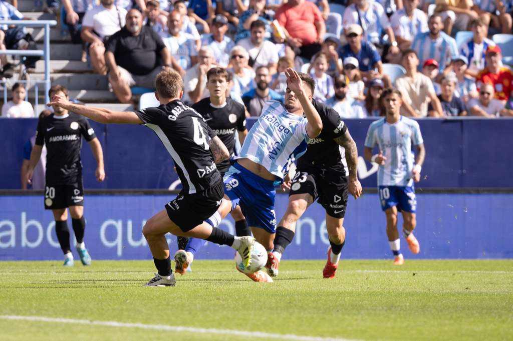 El Málaga-Andorra, en imágenes