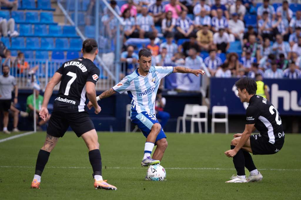 El Málaga-Andorra, en imágenes