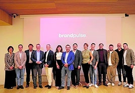 Los participantes en el evento 'BrandPulse', organizado por AEBRAND, FMRE, SODA y Squembri.