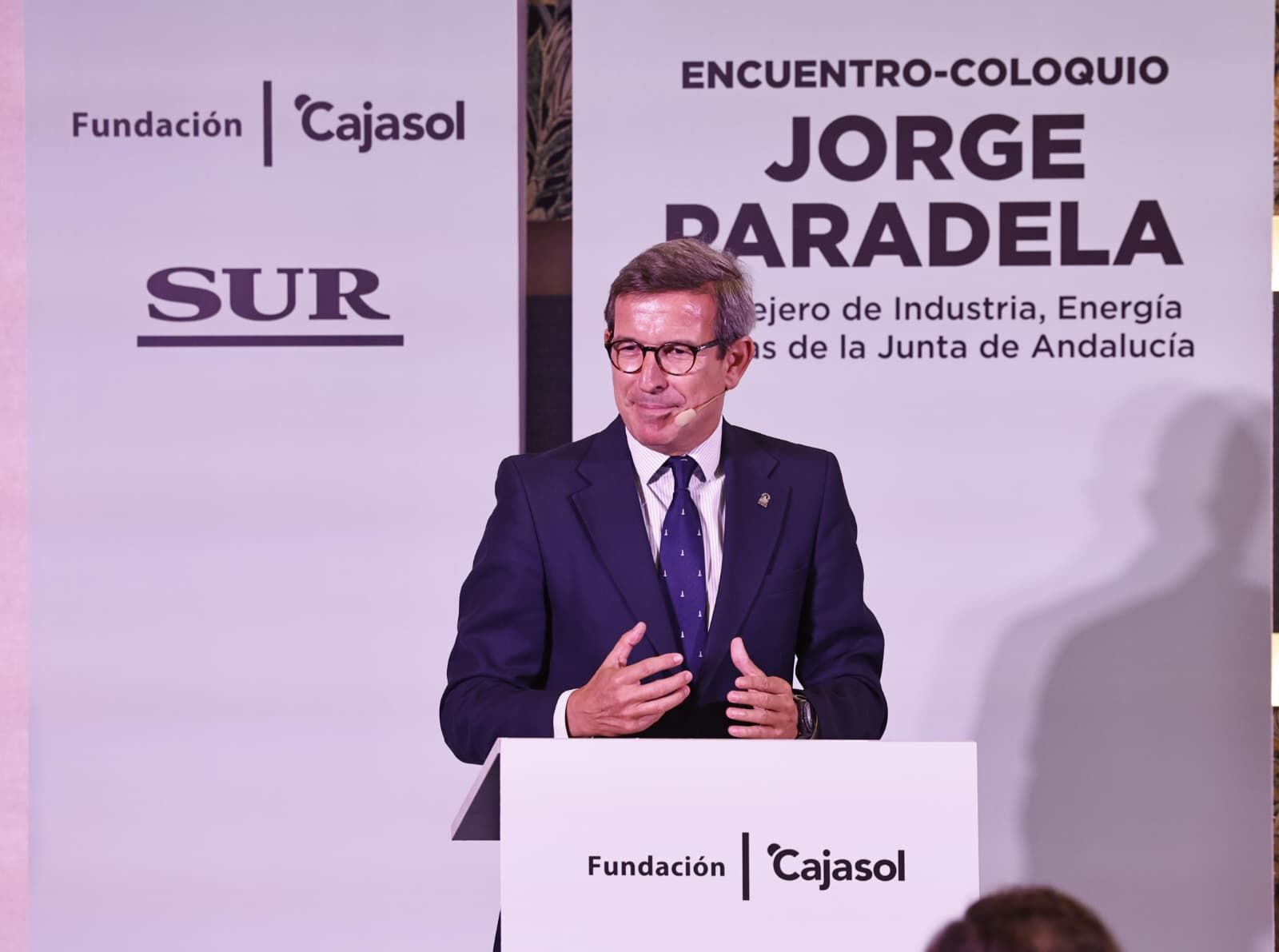 El foro SUR con el consejero Jorge Paradela, en imágenes