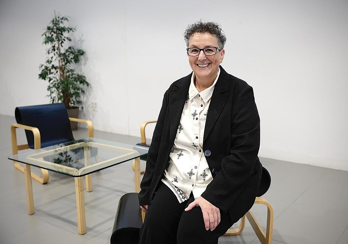 Belén Pardo, directora de Proyecto Hombre en Málaga, posa antes de comenzar el acto por el aniversario de la ONG.