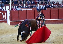 Conde, en una imagen de archivo, durante una Corrida Picassiana en La Malagueta.
