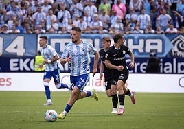 Dani Lorenzo, ante el Andorra.