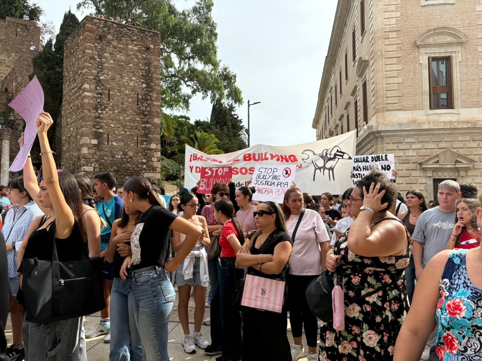 Cientos de personas se manifiestan en Málaga contra el bullying